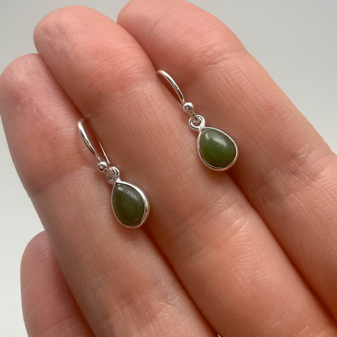Jade Dangle Earrings - Rocks and Gems Canada