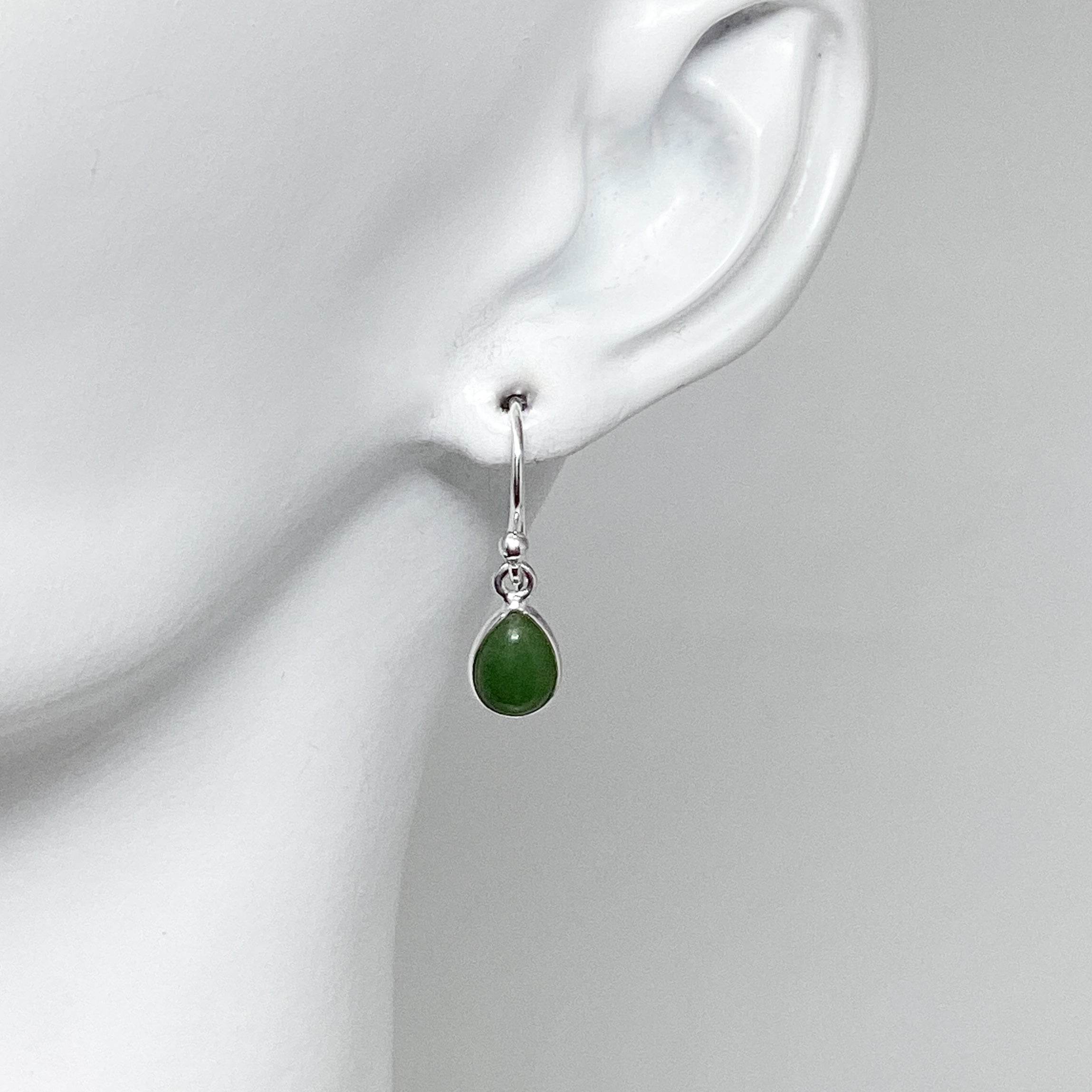 Jade Dangle Earrings - Rocks and Gems Canada