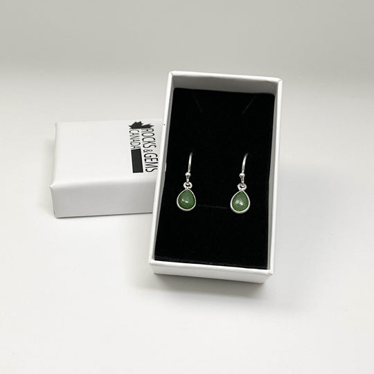 Jade Dangle Earrings - Rocks and Gems Canada