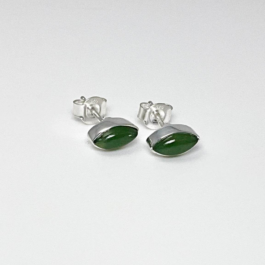 Jade Stud Earrings - Rocks and Gems Canada