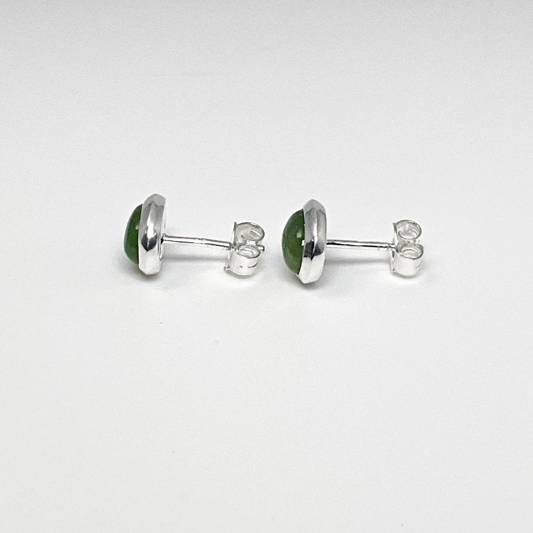 Jade Stud Earrings - Rocks and Gems Canada