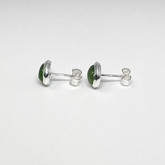 Jade Stud Earrings - Rocks and Gems Canada