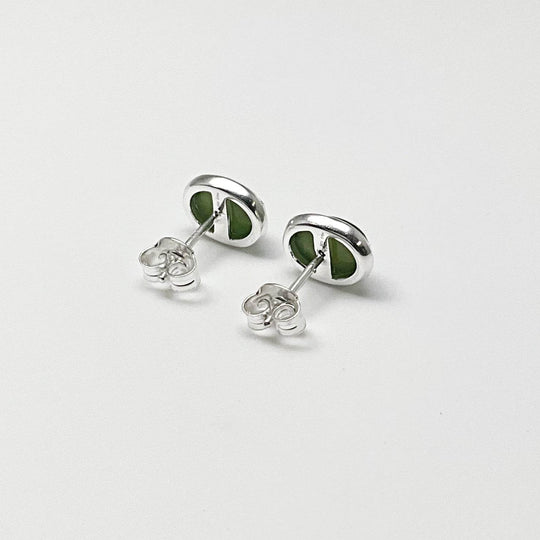 Jade Stud Earrings - Rocks and Gems Canada