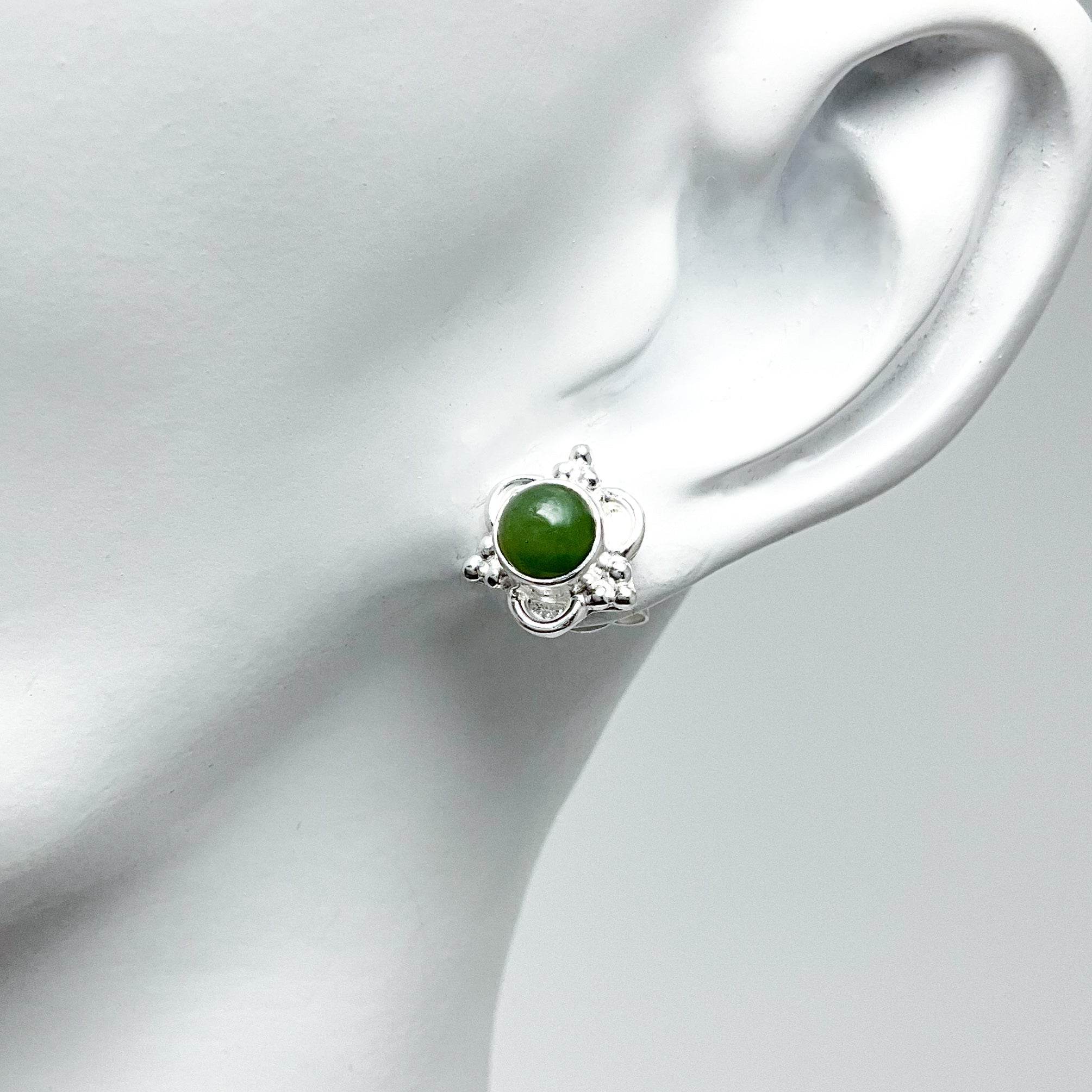 Jade Stud Earrings - Rocks and Gems Canada