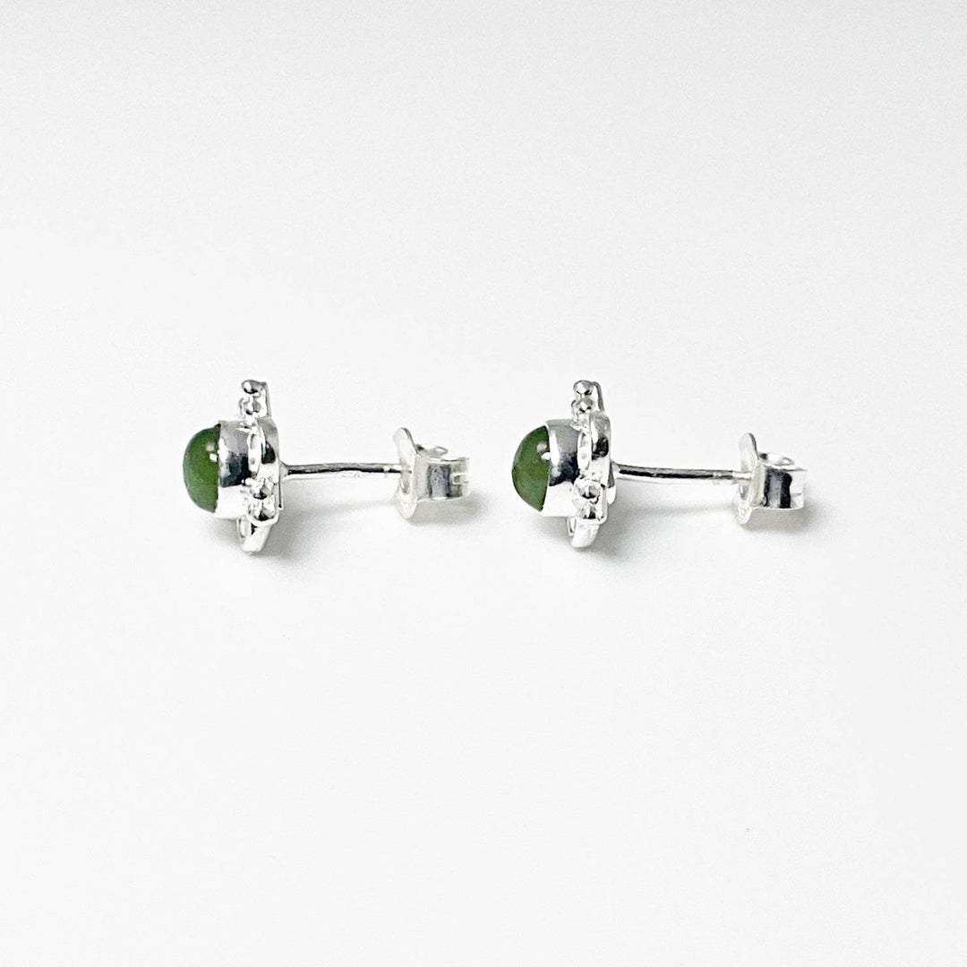 Jade Stud Earrings - Rocks and Gems Canada