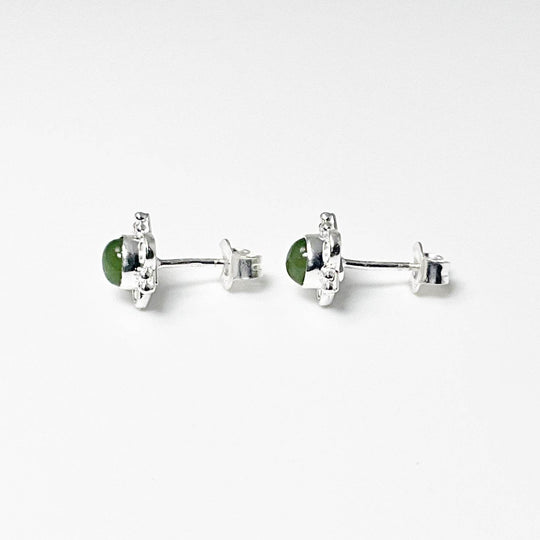 Jade Stud Earrings - Rocks and Gems Canada