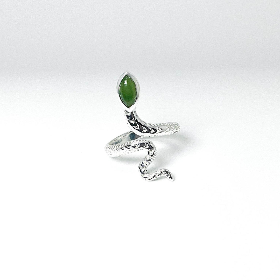 Canadian Jade Snake Ring - Rocks and Gems Canada