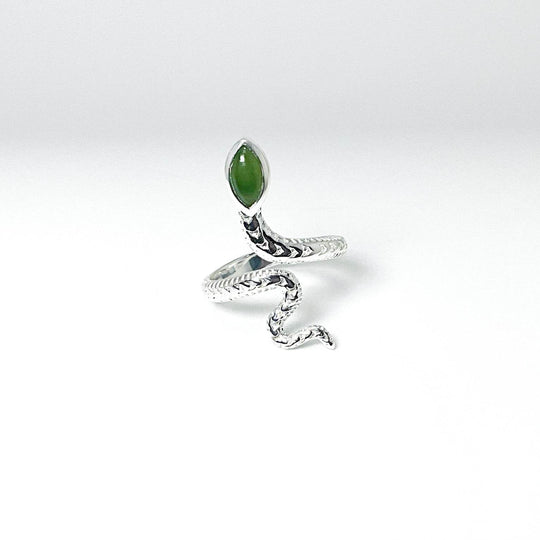 Canadian Jade Snake Ring - Rocks and Gems Canada