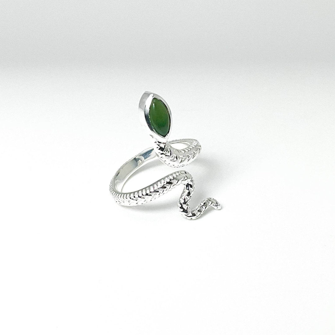 Canadian Jade Snake Ring - Rocks and Gems Canada