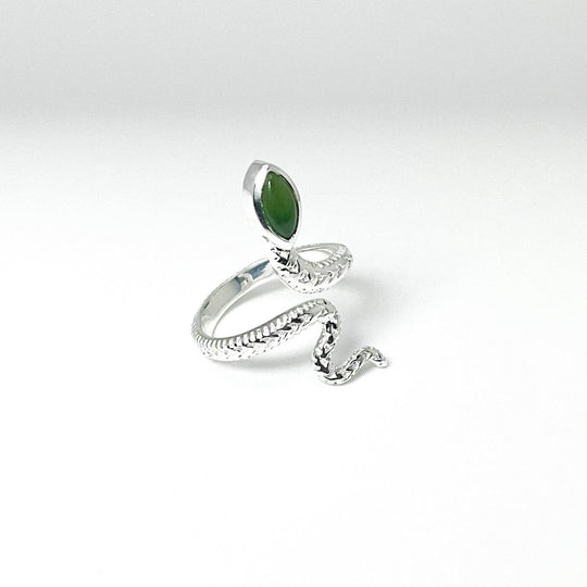 Canadian Jade Snake Ring - Rocks and Gems Canada