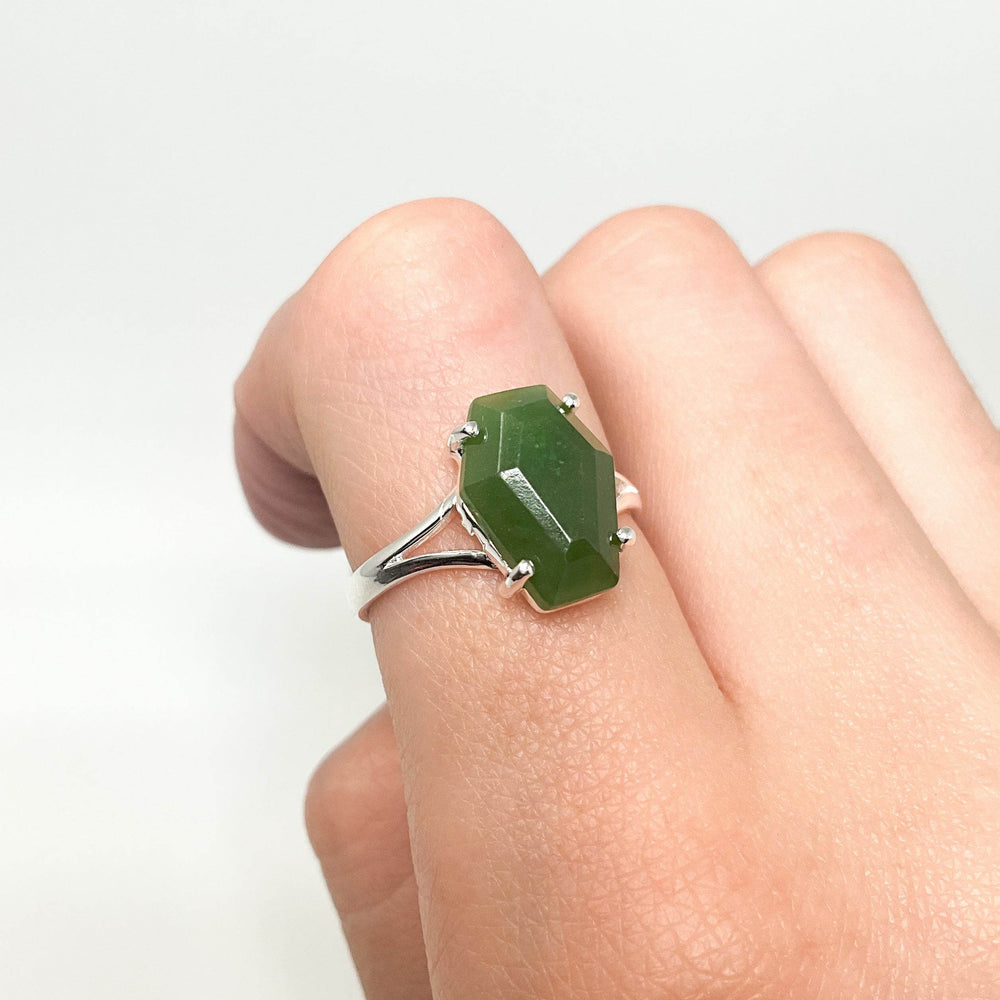 Canadian Jade Ring - Rocks and Gems Canada