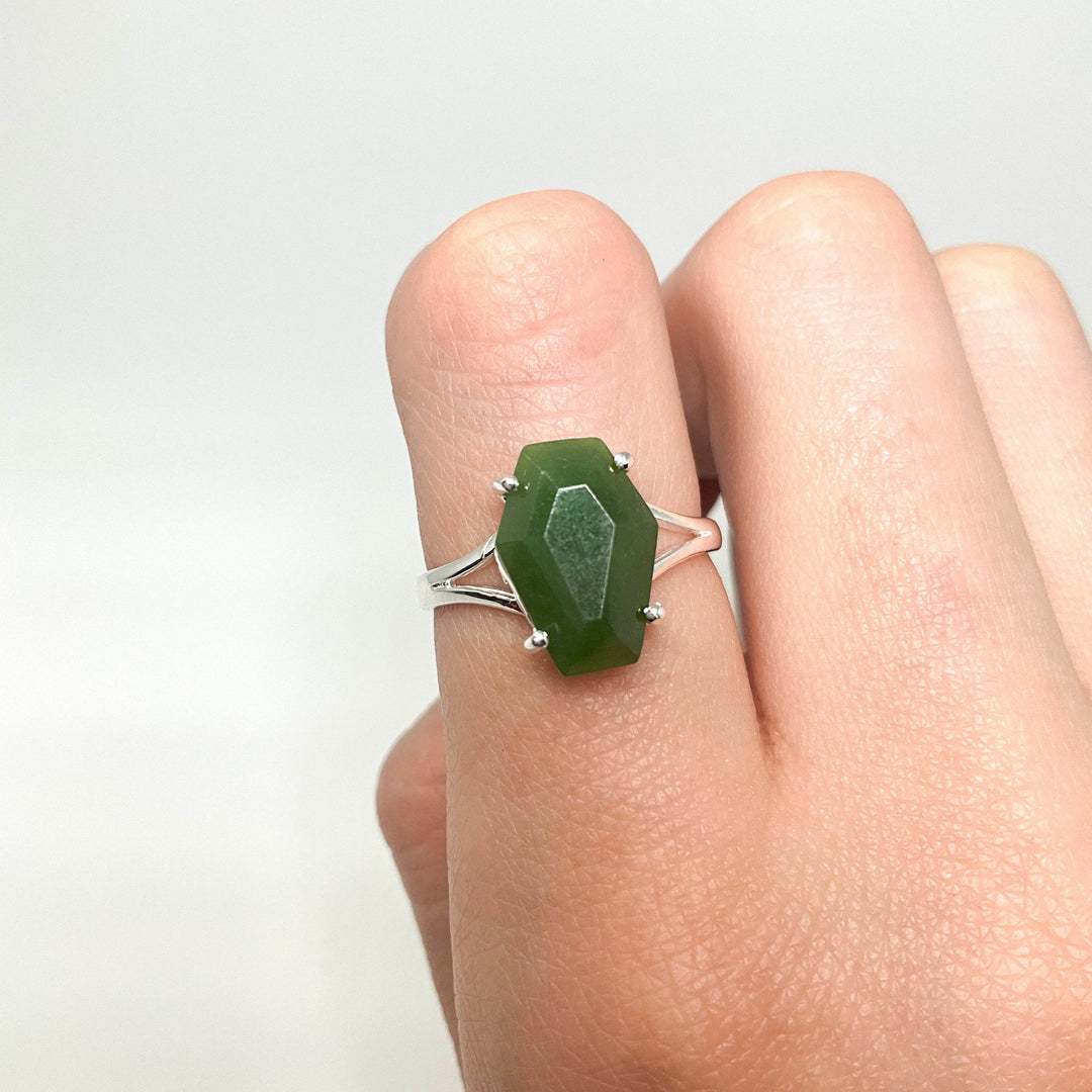 Canadian Jade Ring - Rocks and Gems Canada