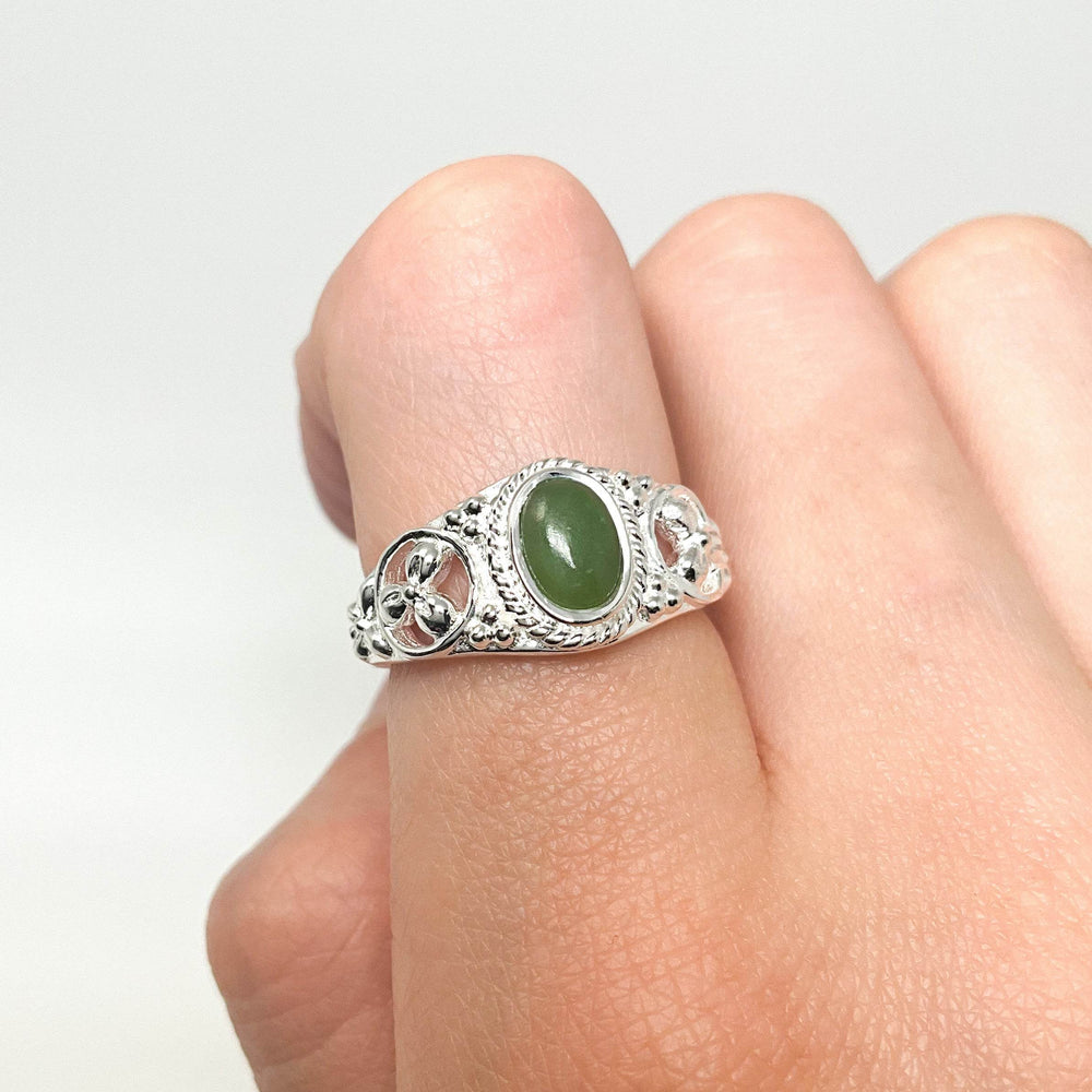 Canadian Jade Ring - Rocks and Gems Canada