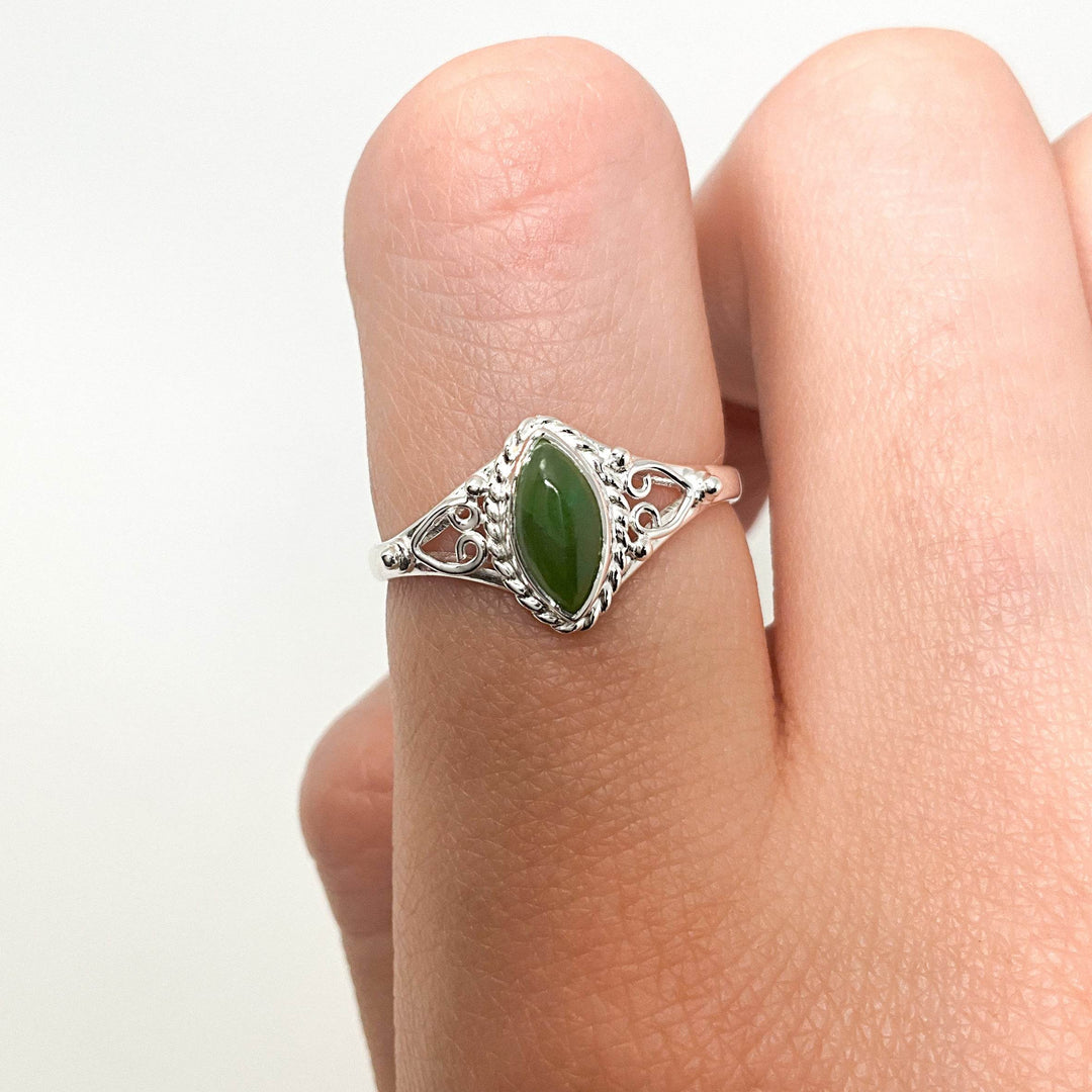 Canadian Jade Ring - Rocks and Gems Canada