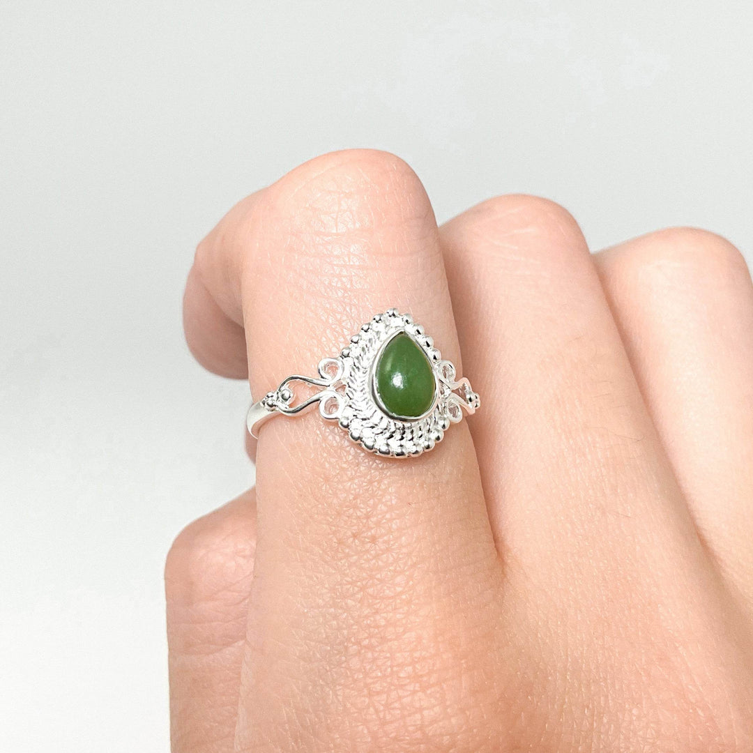 Canadian Jade Ring - Rocks and Gems Canada