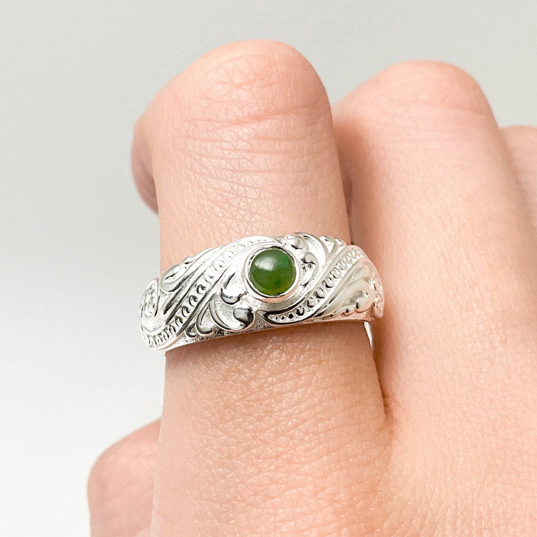Canadian Jade Ring - Rocks and Gems Canada