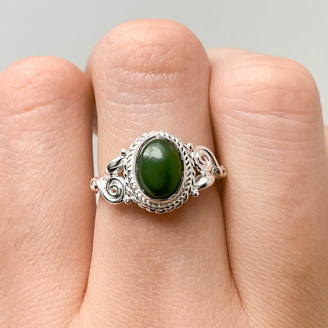 Canadian Jade Ring - Rocks and Gems Canada