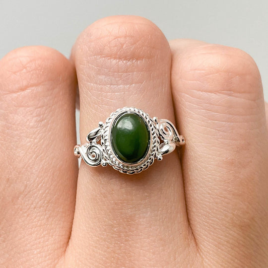 Canadian Jade Ring - Rocks and Gems Canada