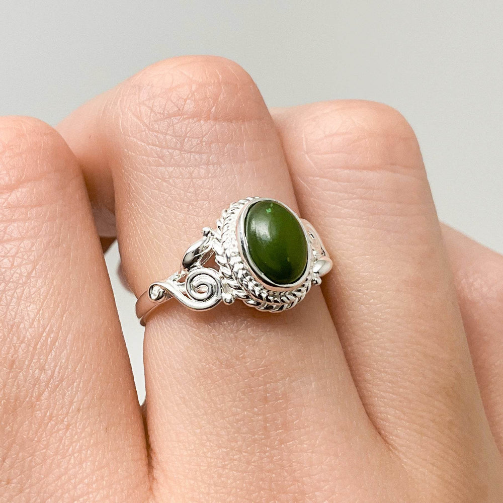 Canadian Jade Ring - Rocks and Gems Canada