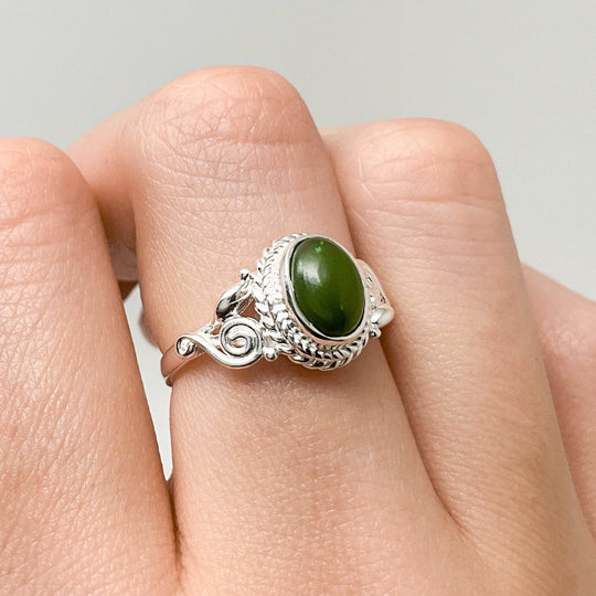 Canadian Jade Ring - Rocks and Gems Canada