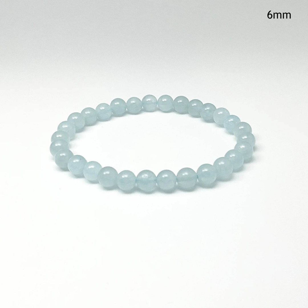 Aquamarine Beaded Bracelet - Rocks and Gems Canada
