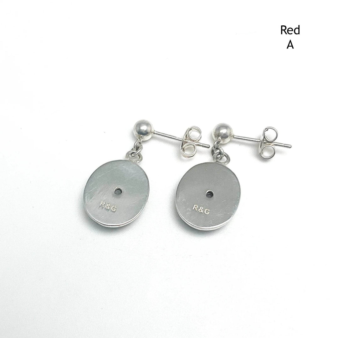 Alberta Ammolite Dangle Earrings - Rocks and Gems Canada