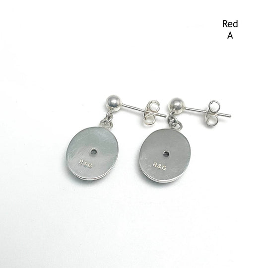 Alberta Ammolite Dangle Earrings - Rocks and Gems Canada