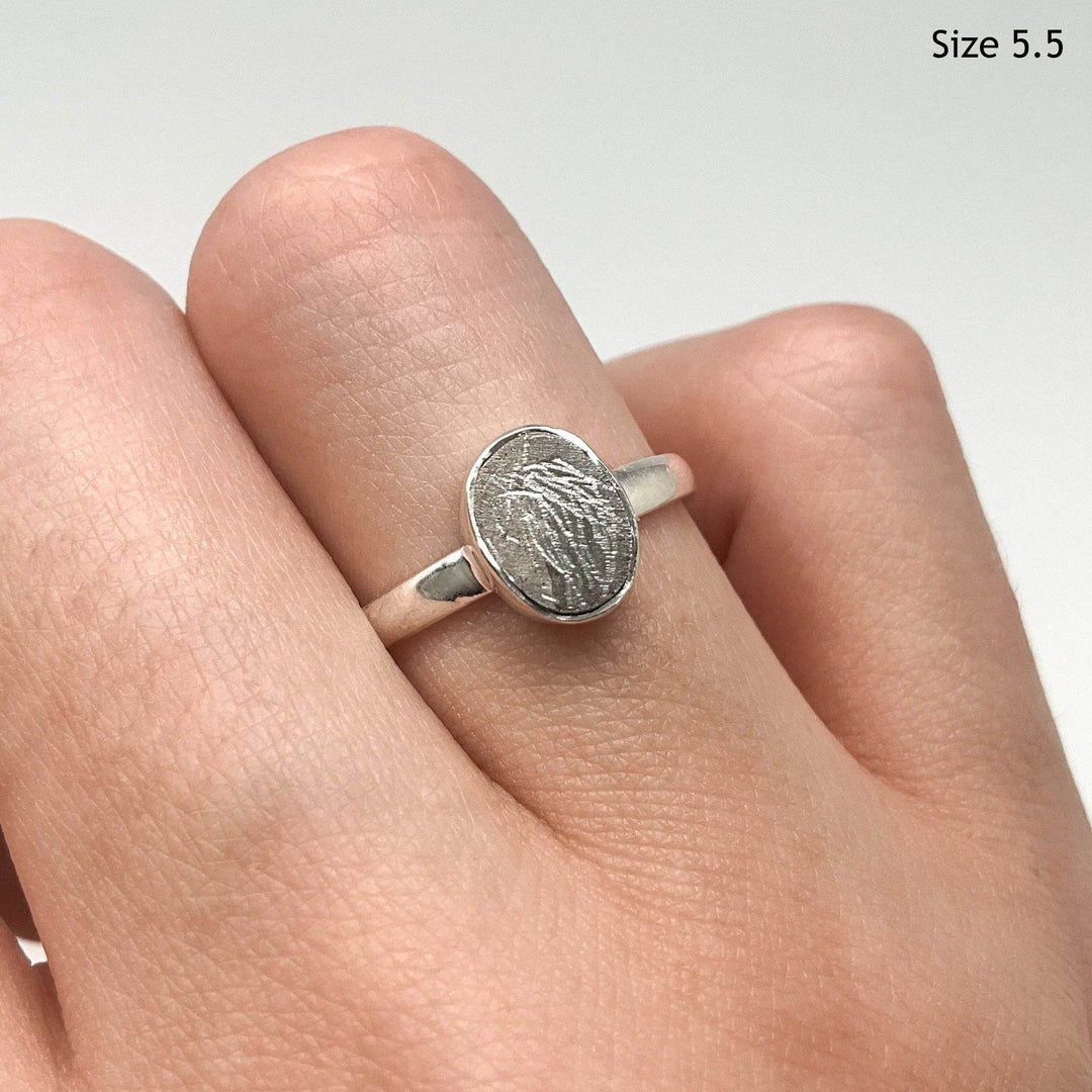 Muonionalusta Meteorite Ring - Rocks and Gems Canada