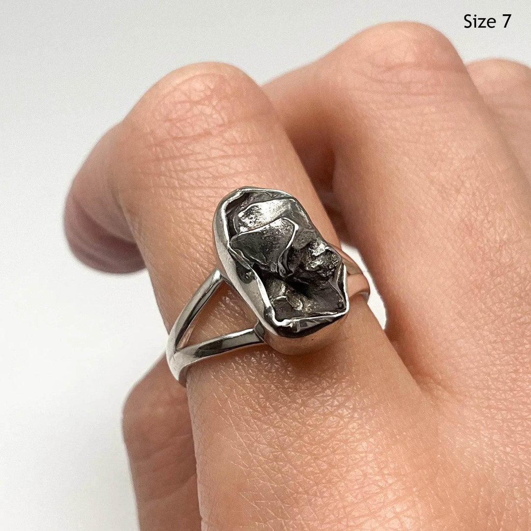 Campo Del Cielo Meteorite Ring - Rocks and Gems Canada