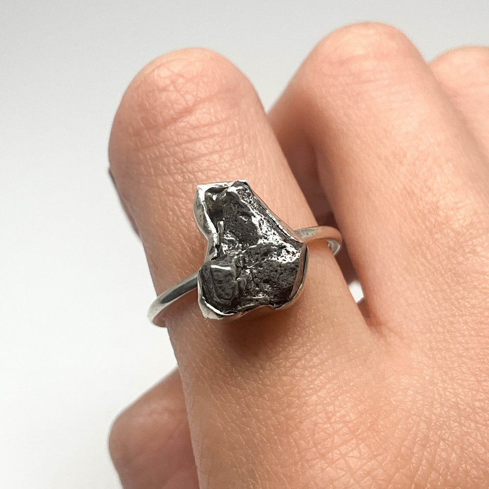 Campo Del Cielo Meteorite Ring - Rocks and Gems Canada