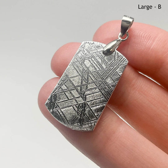 Muonionalusta Meteorite Bail Top Pendant - Rocks and Gems Canada