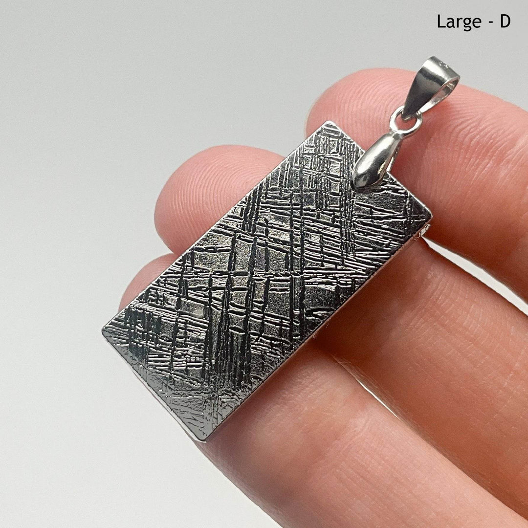 Muonionalusta Meteorite Bail Top Pendant - Rocks and Gems Canada