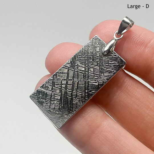 Muonionalusta Meteorite Bail Top Pendant - Rocks and Gems Canada