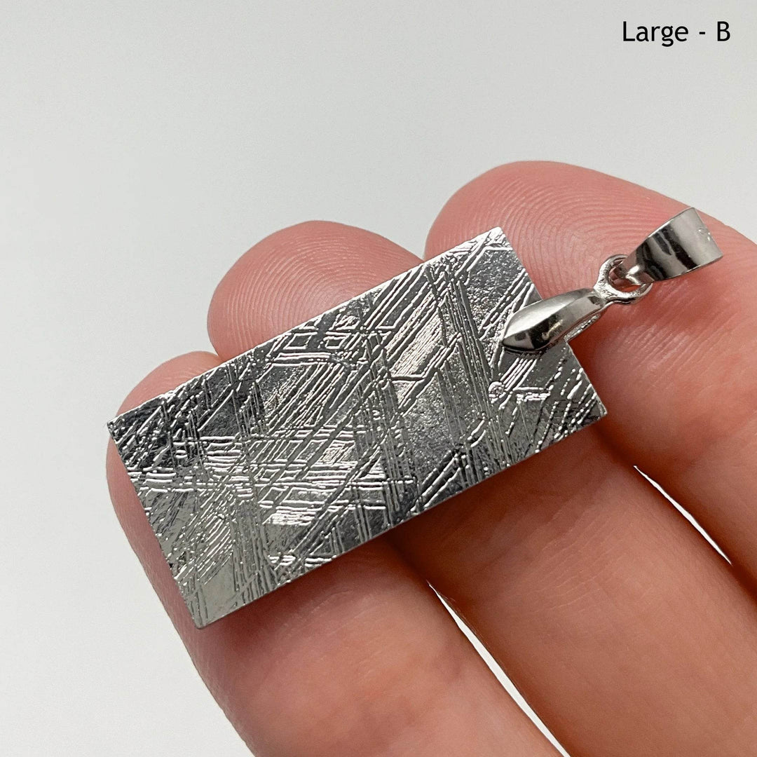 Muonionalusta Meteorite Bail Top Pendant - Rocks and Gems Canada