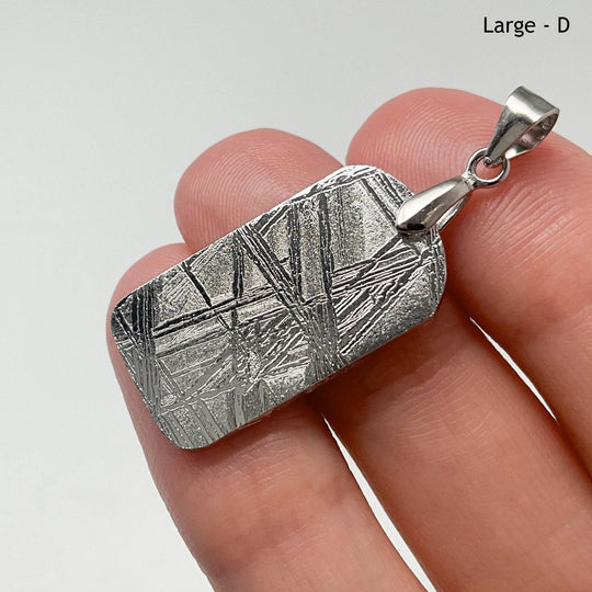 Muonionalusta Meteorite Bail Top Pendant - Rocks and Gems Canada