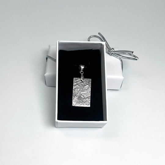 Muonionalusta Meteorite Bail Top Pendant - Rocks and Gems Canada
