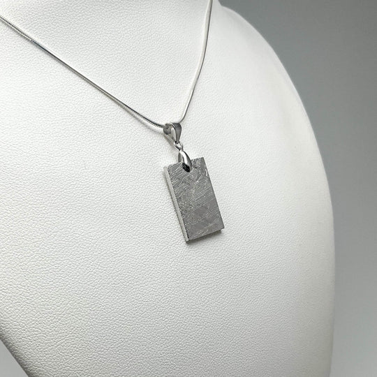 Muonionalusta Meteorite Bail Top Pendant - Rocks and Gems Canada