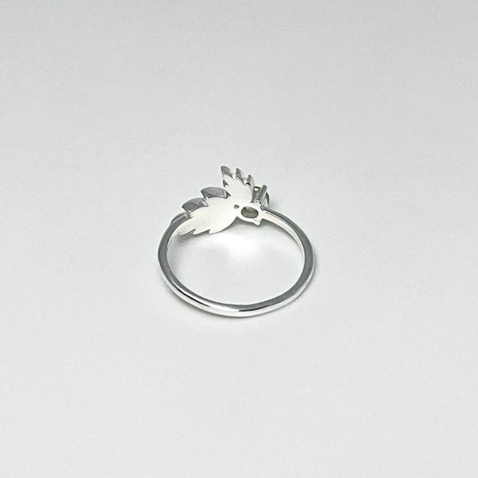 Peridot Maple Leaf Ring - Rocks and Gems Canada