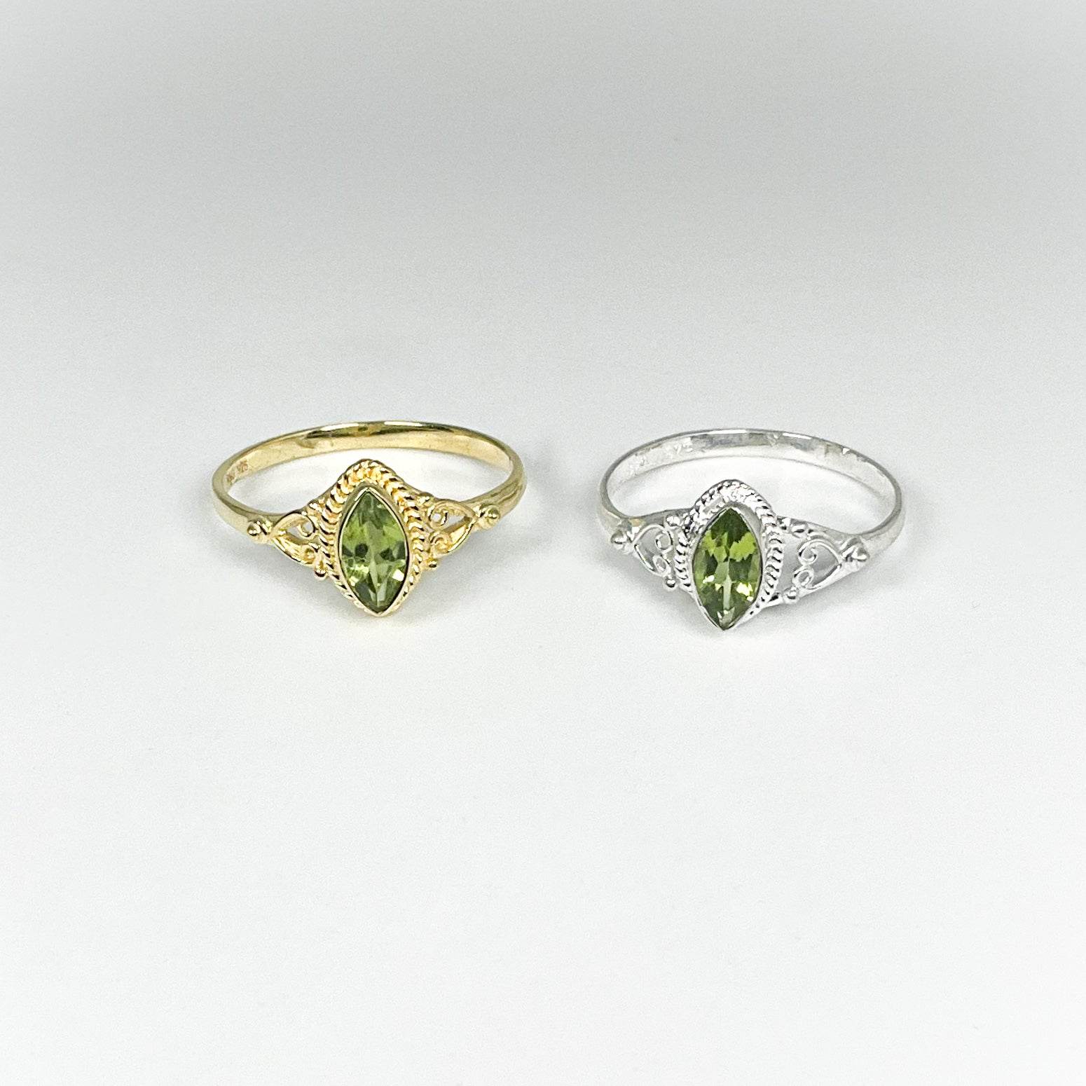 Peridot Ring - Rocks and Gems Canada