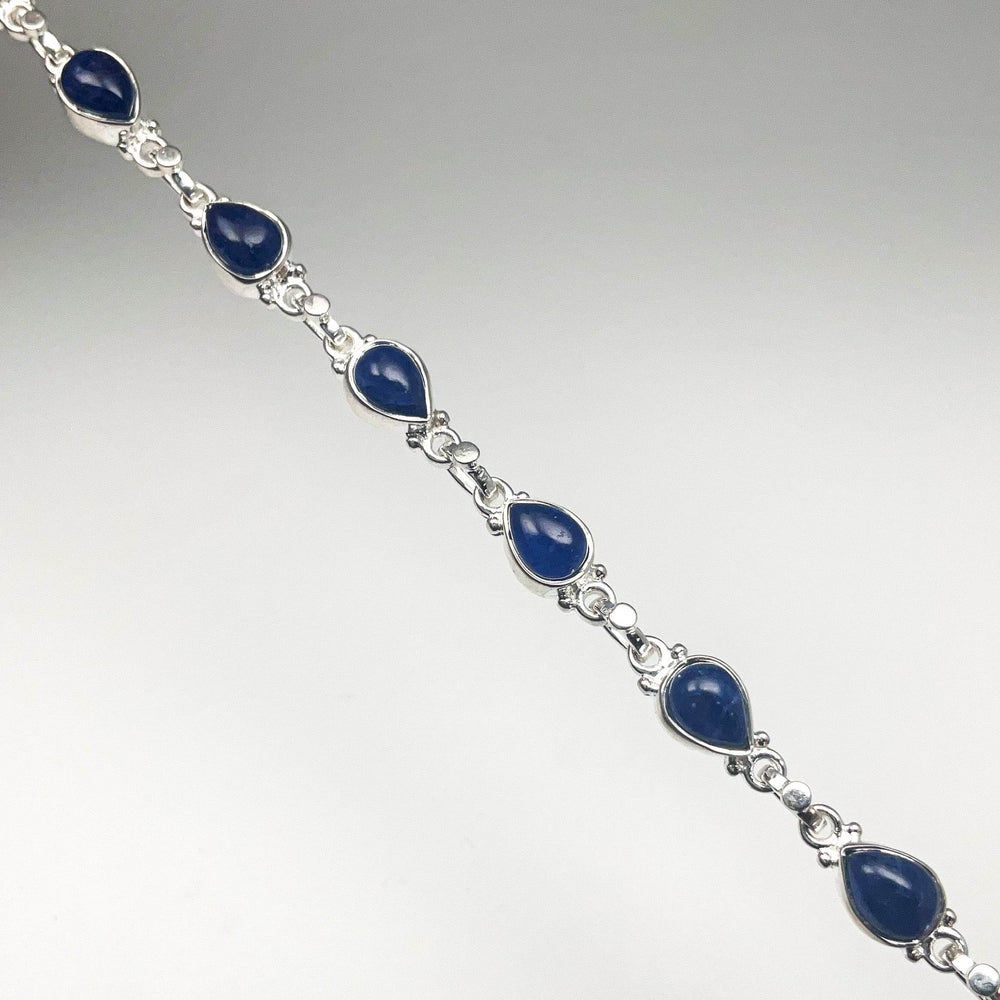 Sodalite Sterling Silver Bracelet - Rocks and Gems Canada