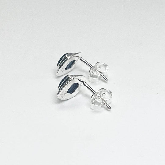 Sodalite Stud Earrings - Rocks and Gems Canada