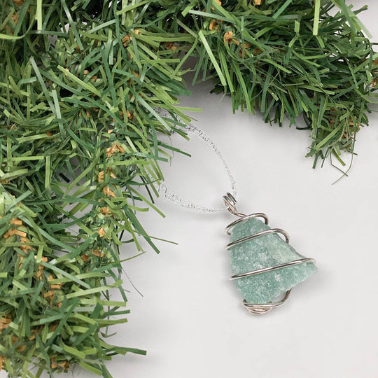 Wire Wrap Gemstone Christmas Ornament - Rocks and Gems Canada