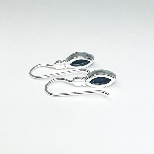 Sodalite Dangle Earrings - Rocks and Gems Canada
