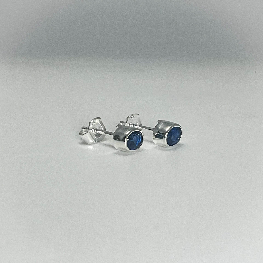 Kyanite Stud Earrings - Rocks and Gems Canada