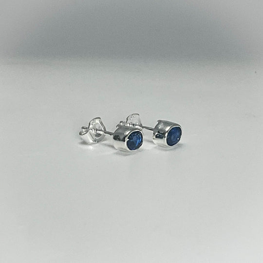 Kyanite Stud Earrings - Rocks and Gems Canada
