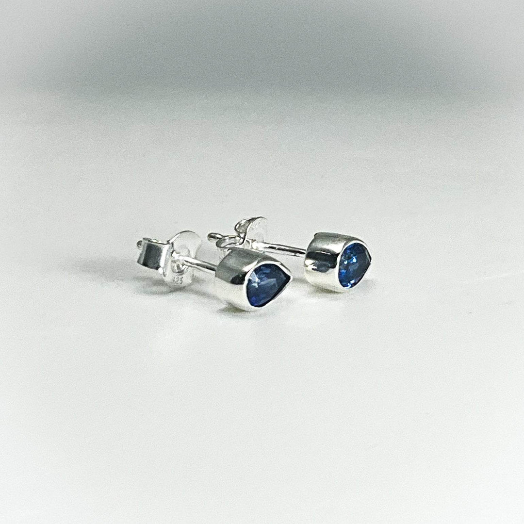 Kyanite Stud Earrings - Rocks and Gems Canada