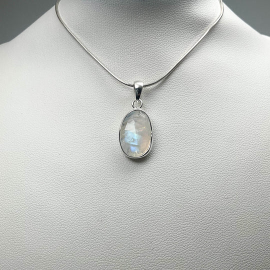 Rainbow Moonstone Pendant - Rocks and Gems Canada