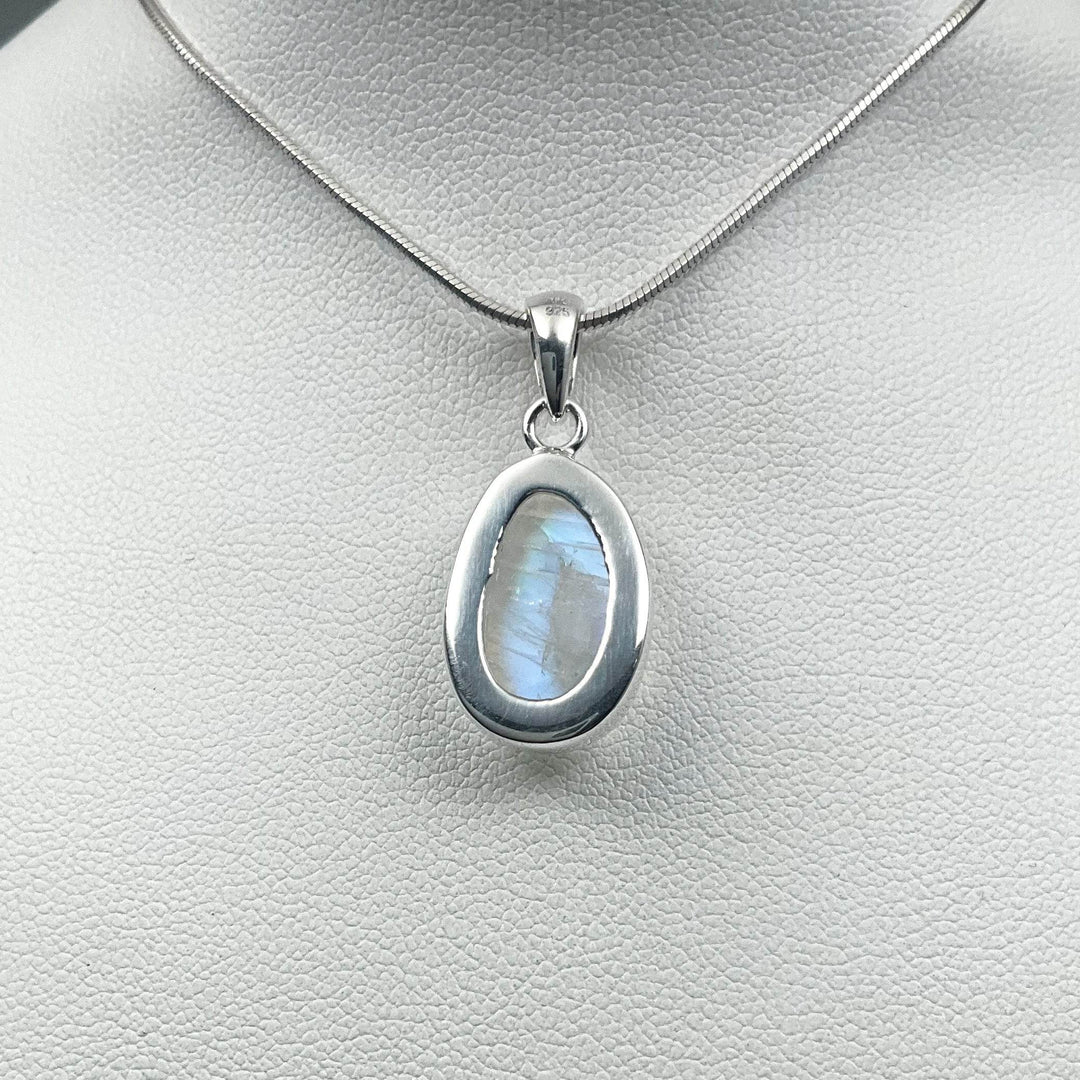 Rainbow Moonstone Pendant - Rocks and Gems Canada