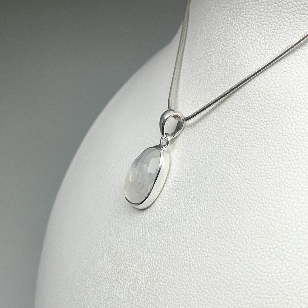 Rainbow Moonstone Pendant - Rocks and Gems Canada