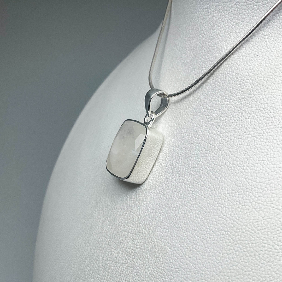 Rainbow Moonstone Pendant - Rocks and Gems Canada